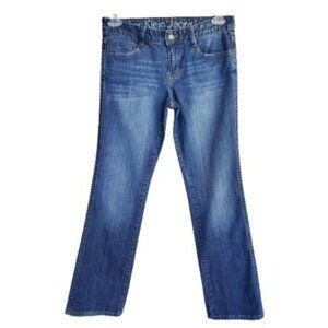 Calvin Klein Womens 4 Slim Bootcut Jeans Mid-Rise Stretch Denim Grunge 27/4